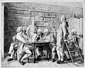 Augustin Mongin (1843-1911), wg Jean’a-Louisa Ernesta Meissoniera (1815-1891), Spotkanie w bibliotece Diderota (La lecture chez Diderot), 1859